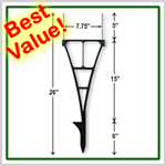 Corrugated Plastic Yard Sign Stake - USA Spider Stake